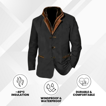 Clooney - high quality leather jacket for autumn and winter