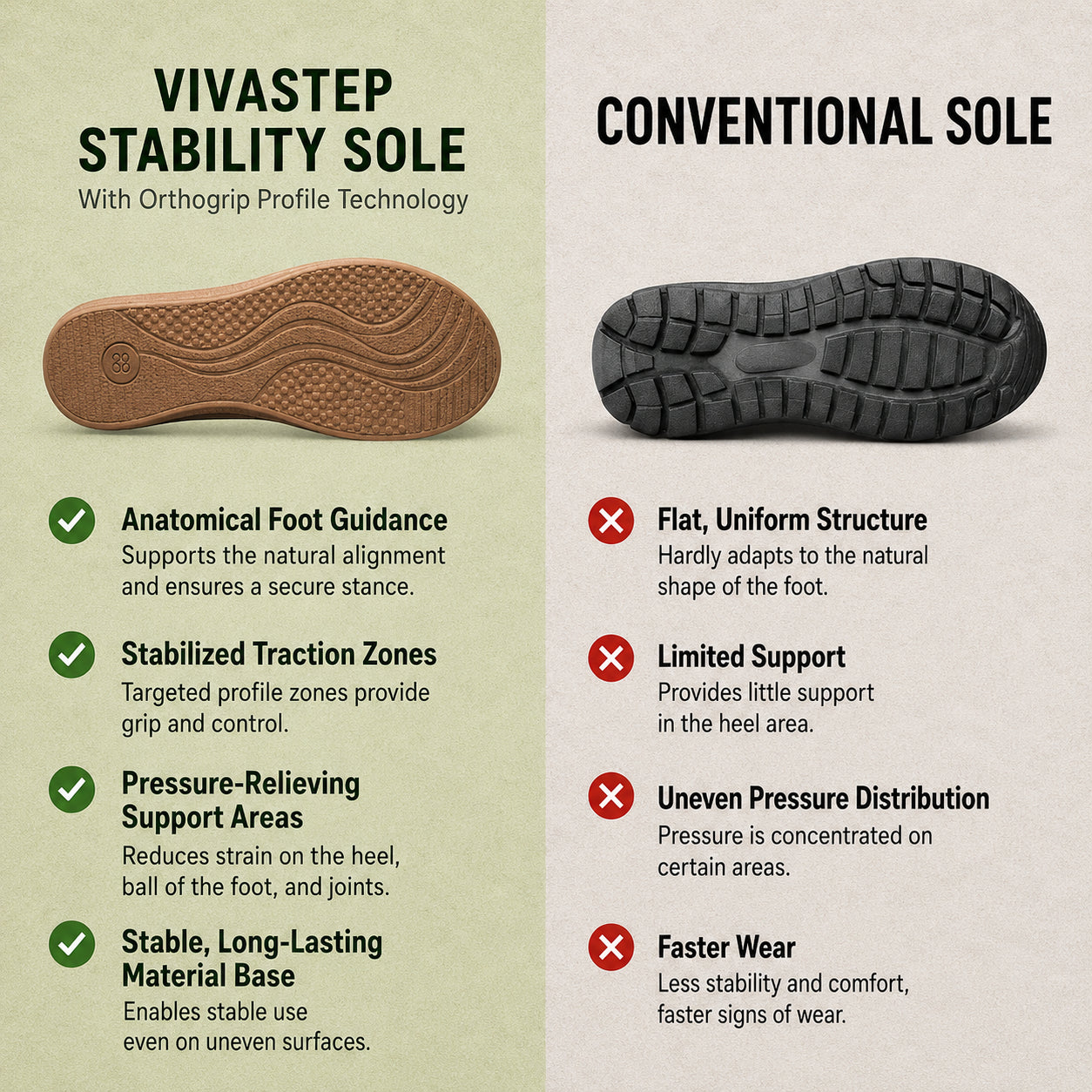 VivaStep - Pain-relieving comfort sandals | Ergonomic design